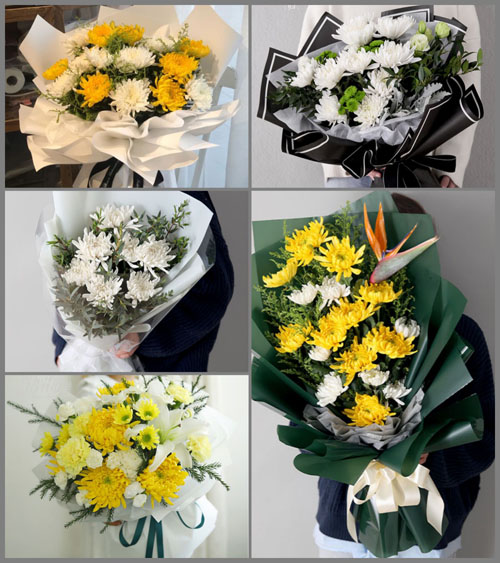 江苏宿迁宿城区双庄镇白事花束代送